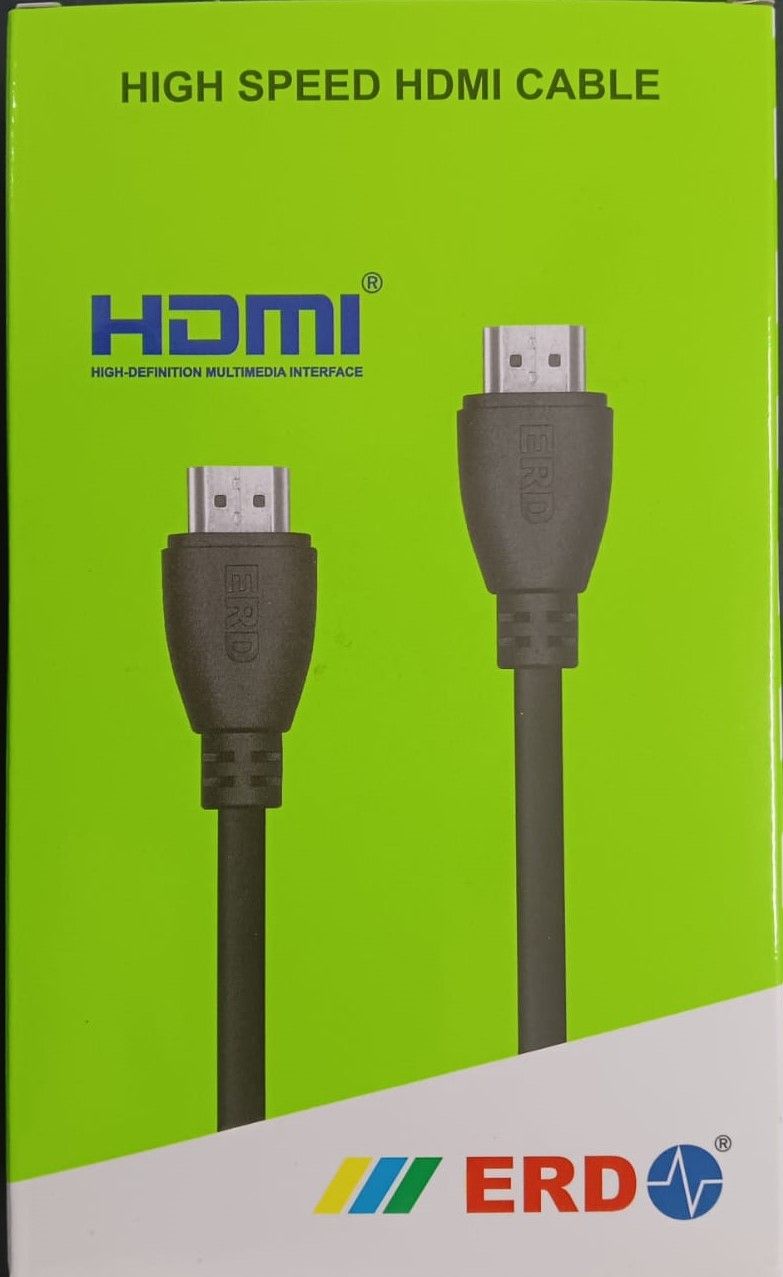 ERD HC-12 (UC126) Black 3 Meter HDMI Cable (100% Original With GST Bill)_0