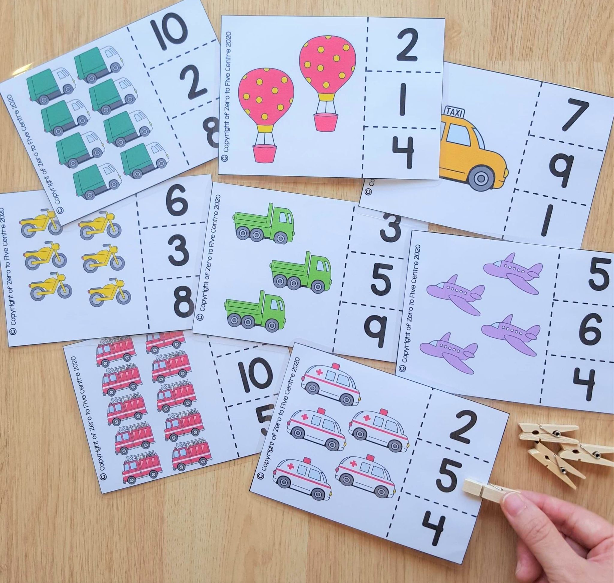 Learning Kit Transportation Theme for 2-4 years old _11