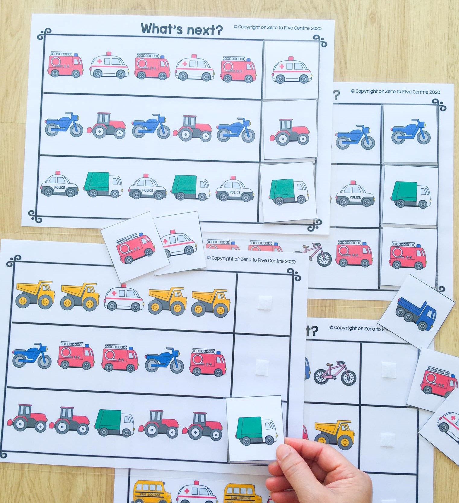 Learning Kit Transportation Theme for 2-4 years old _10