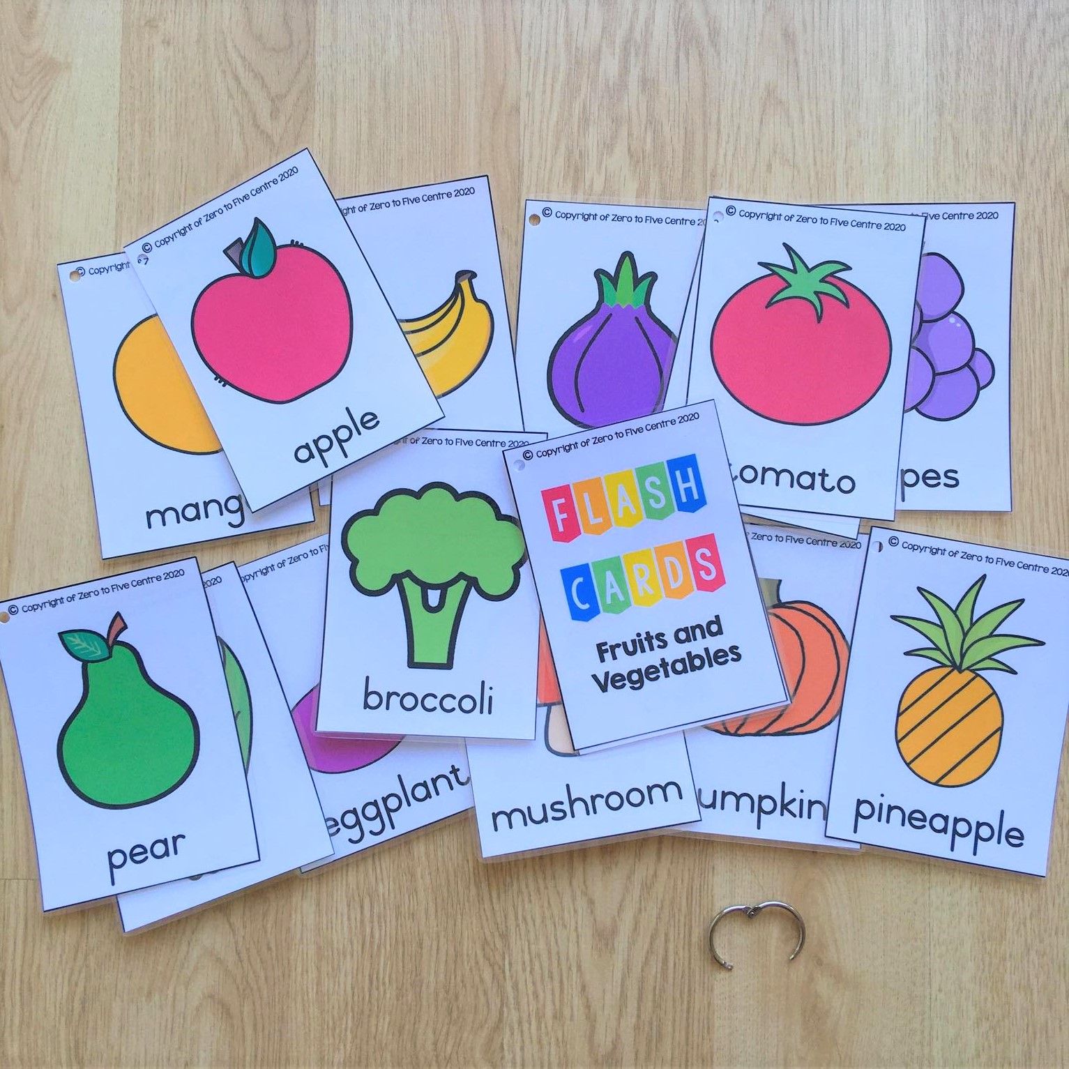 Learning Kit Fruits and Vegetables Theme for 4-6 years old _9