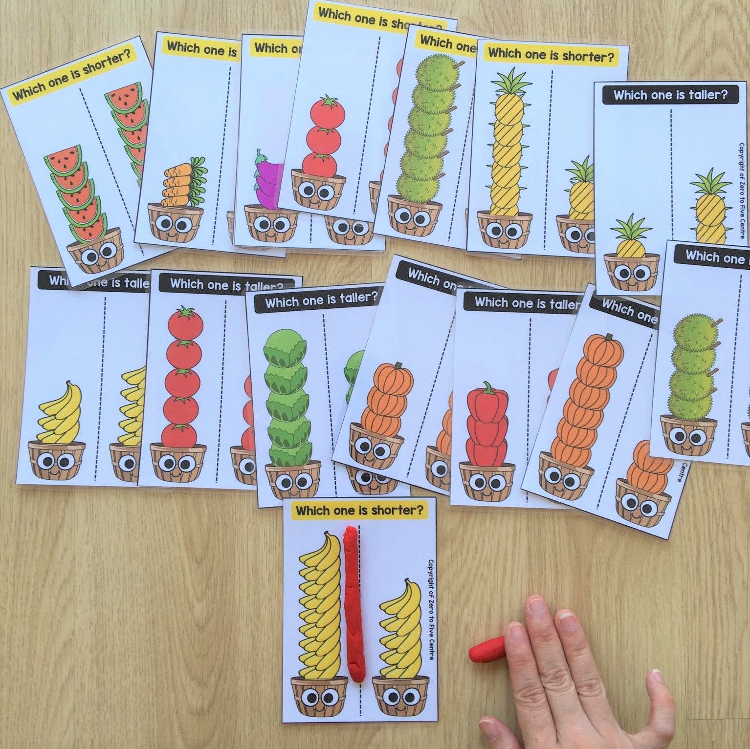 Learning Kit Fruits and Vegetables Theme for 4-6 years old _2