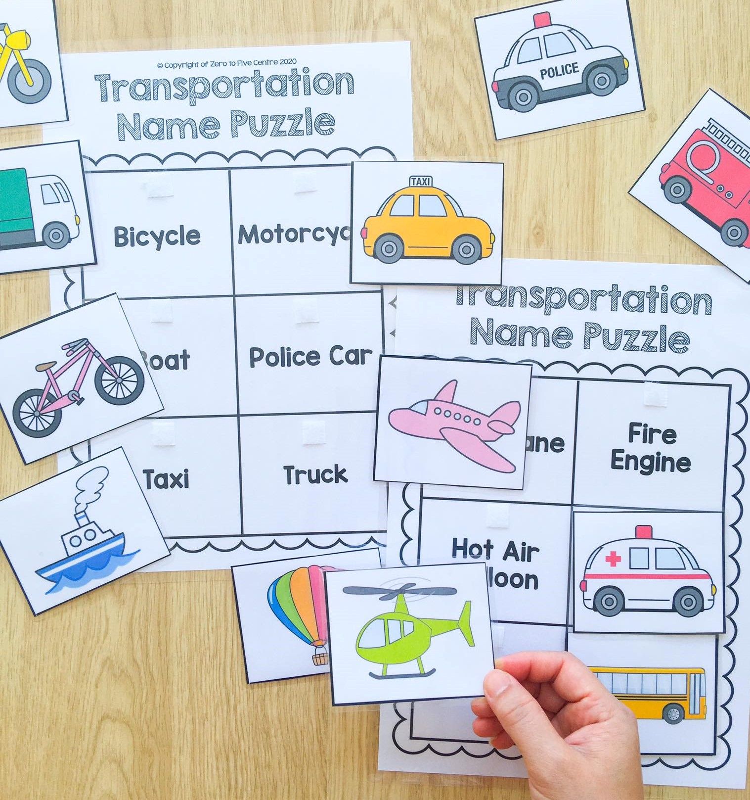 Learning Kit Transportation Theme for 4-6 years old_8