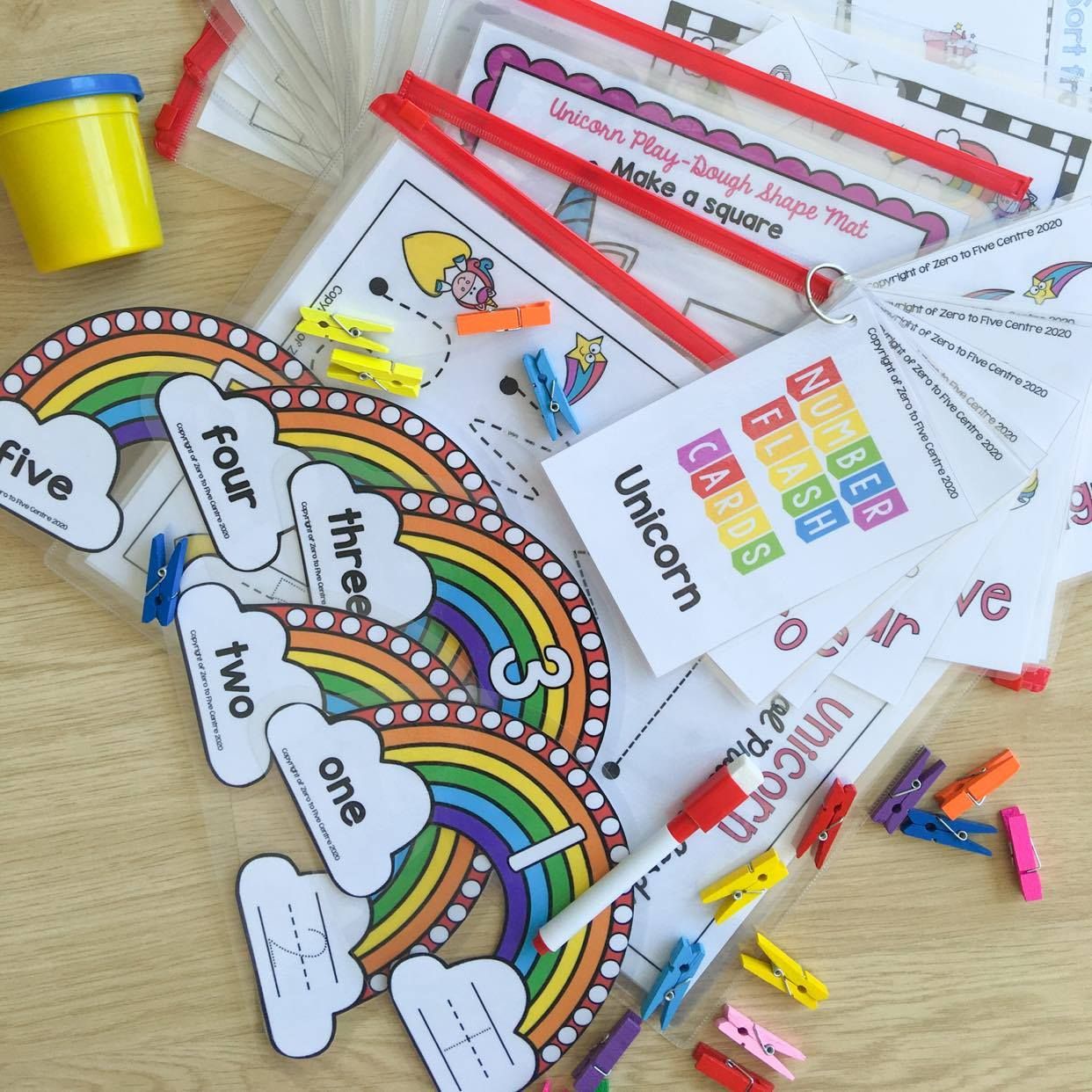 Learning Kit Unicorn Theme for 2-4 years old _0