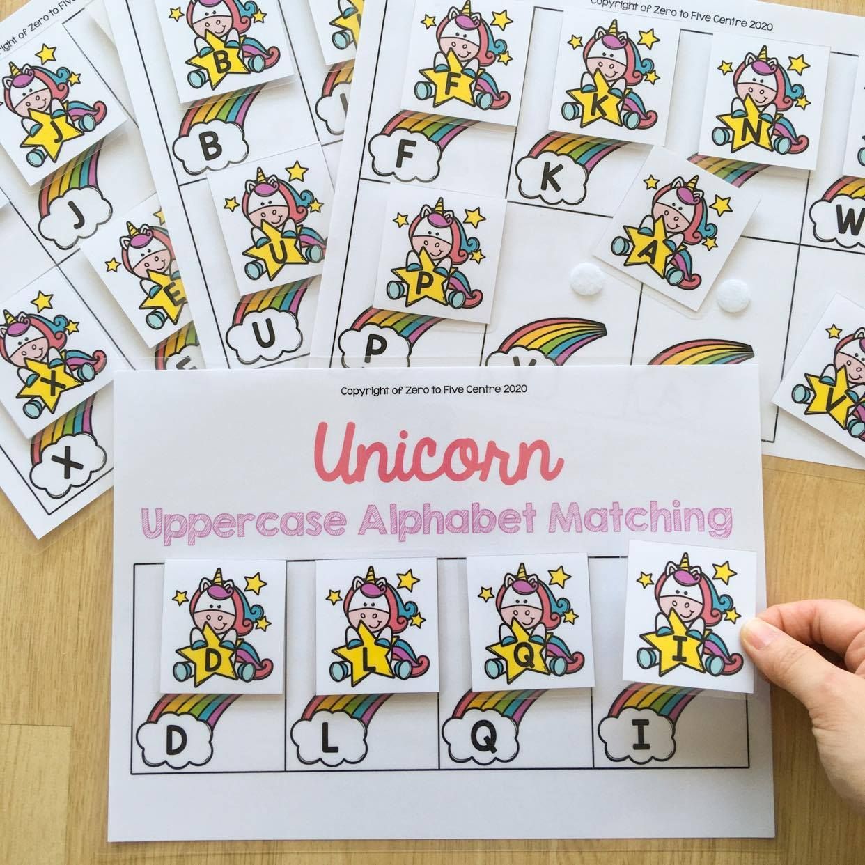 Learning Kit Unicorn Theme for 2-4 years old _11