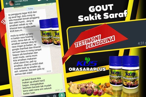 Orasaraplus Kapsul Urat Saraf KUS Original_2