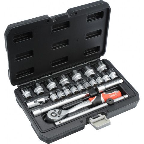 YATO SOCKET SET 3/8"" 22PCS_0
