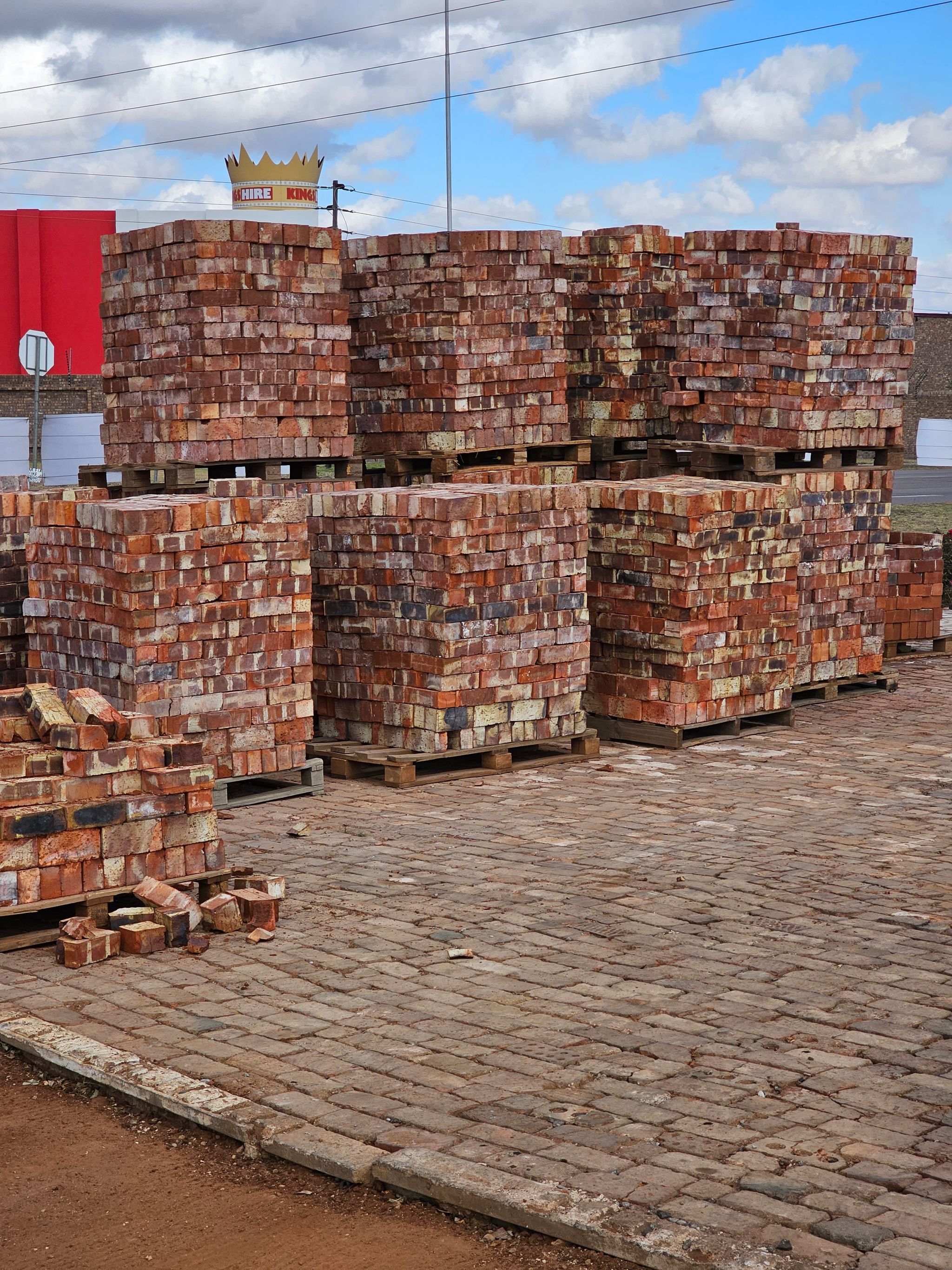 Red clay stocks bricks _1