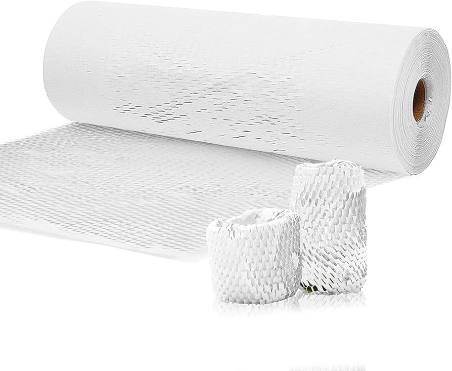 Honeycomb Paper Roll-30 cm x 250 m (White)_0