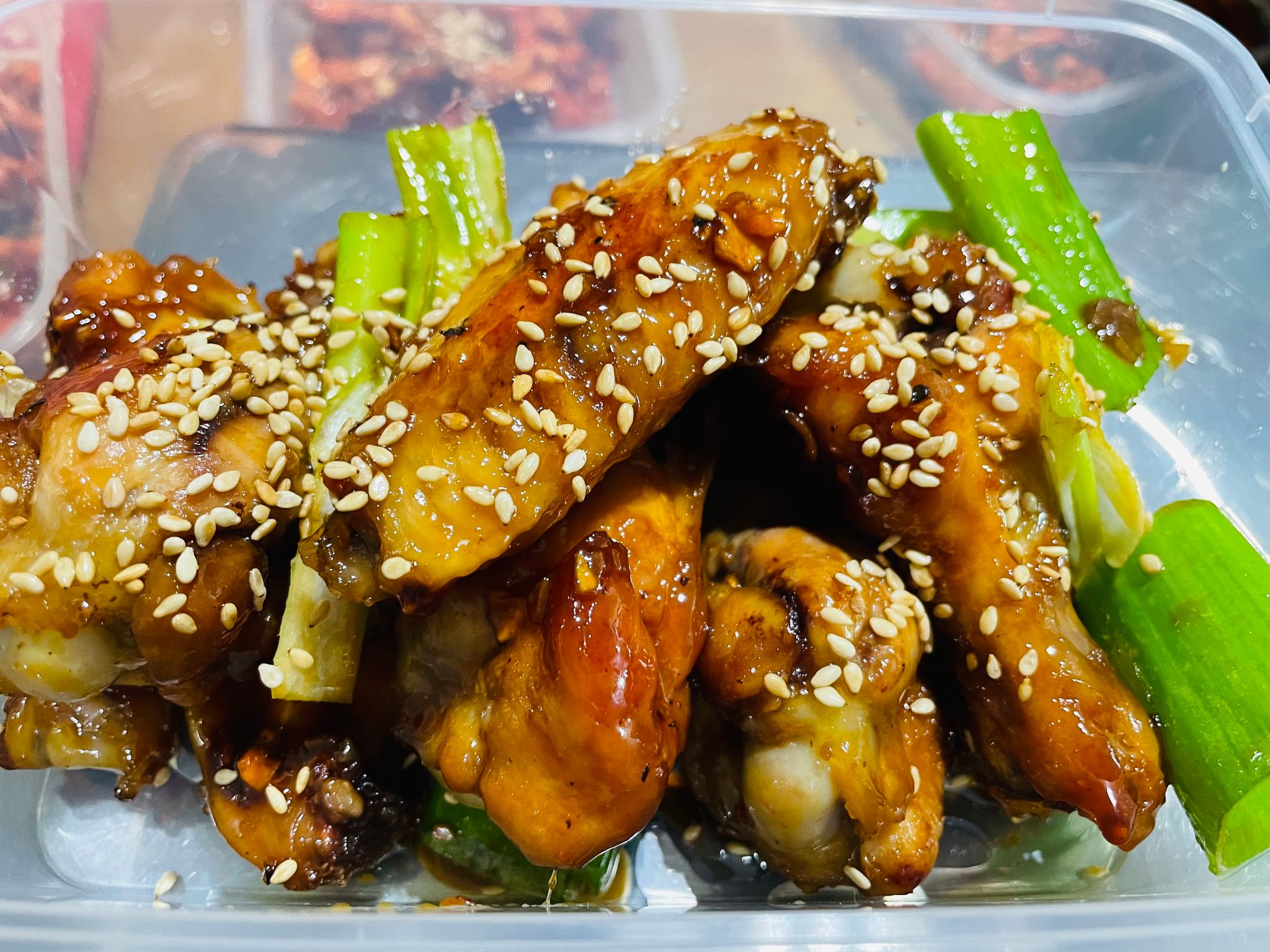 간장닭봉조림 Pan fried chicken wing with soy sauce_1
