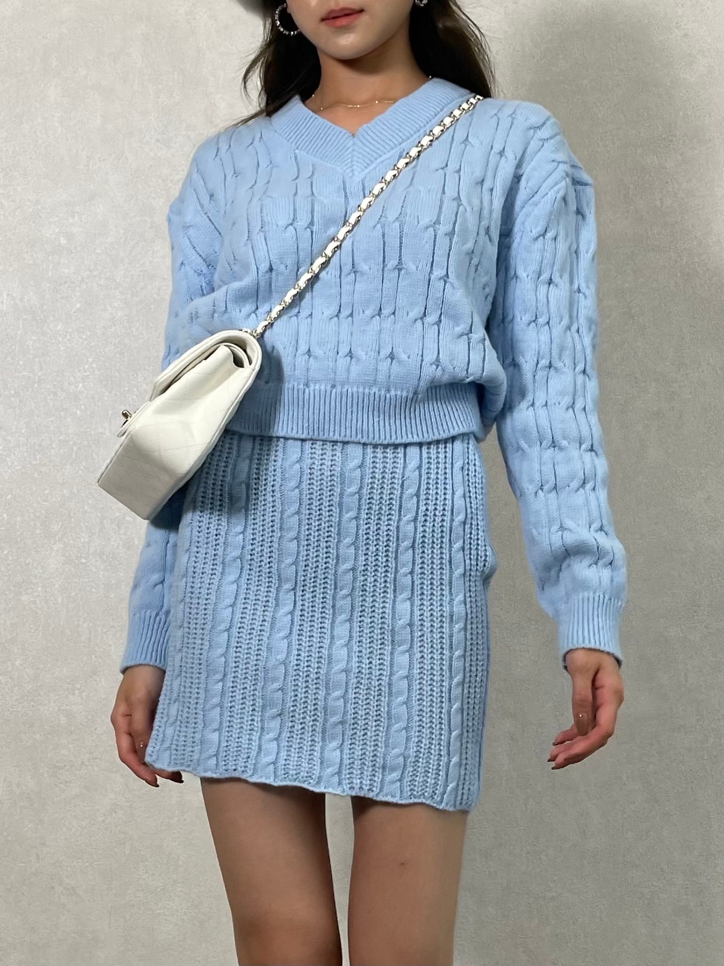 2PCS KNIT SET (Baby Blue)_4