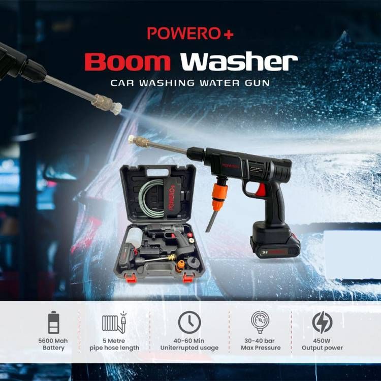 Powero+ Boom Washer Portable Car Washing Water Gun_2