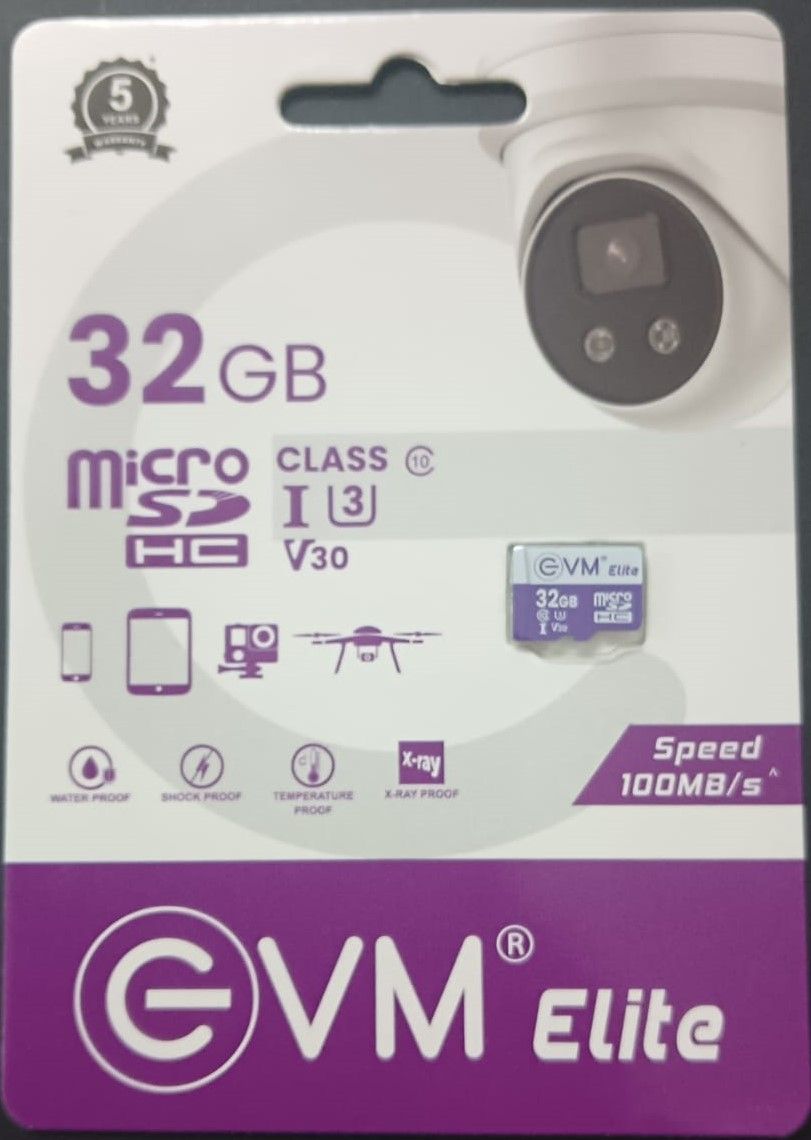 EVM Elite 32GB Micro SD HC Class10 (EETF/32GU1) Memory Card With Bill_1