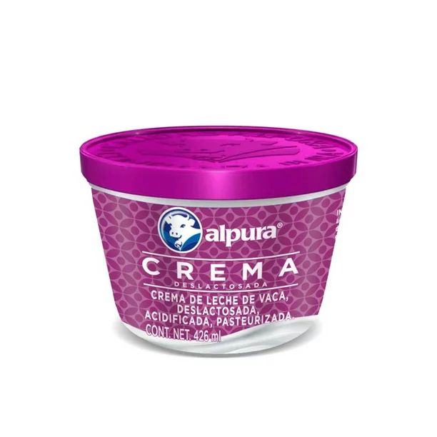 Crema Alpura deslactosada  (426 ml)_0