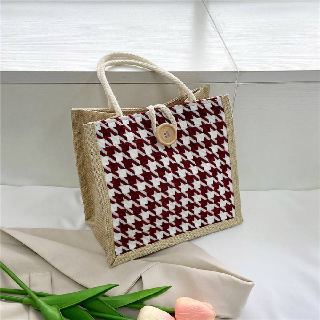 Canvas Lunch Bag (#1 Maroon)_0