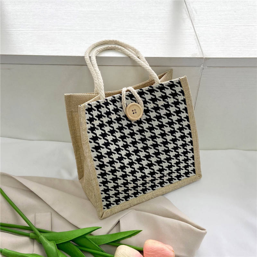 Canvas Lunch Bag (#3 Black)_0