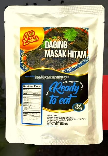 Kak Zaidah Daging Masak Hitam 400g_0