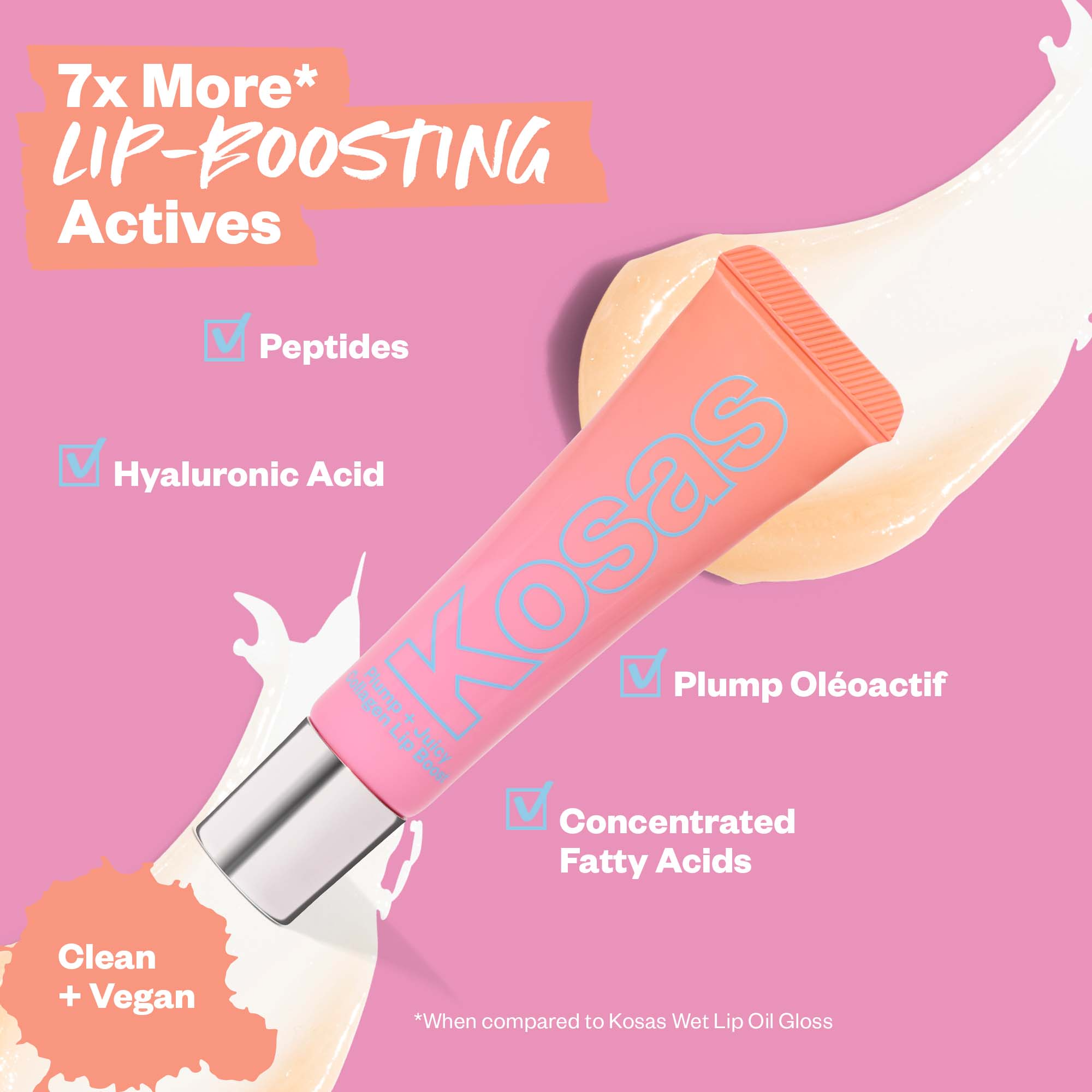 Kosas Plump + Juicy Lip Booster Buttery Treatment 15ml_4