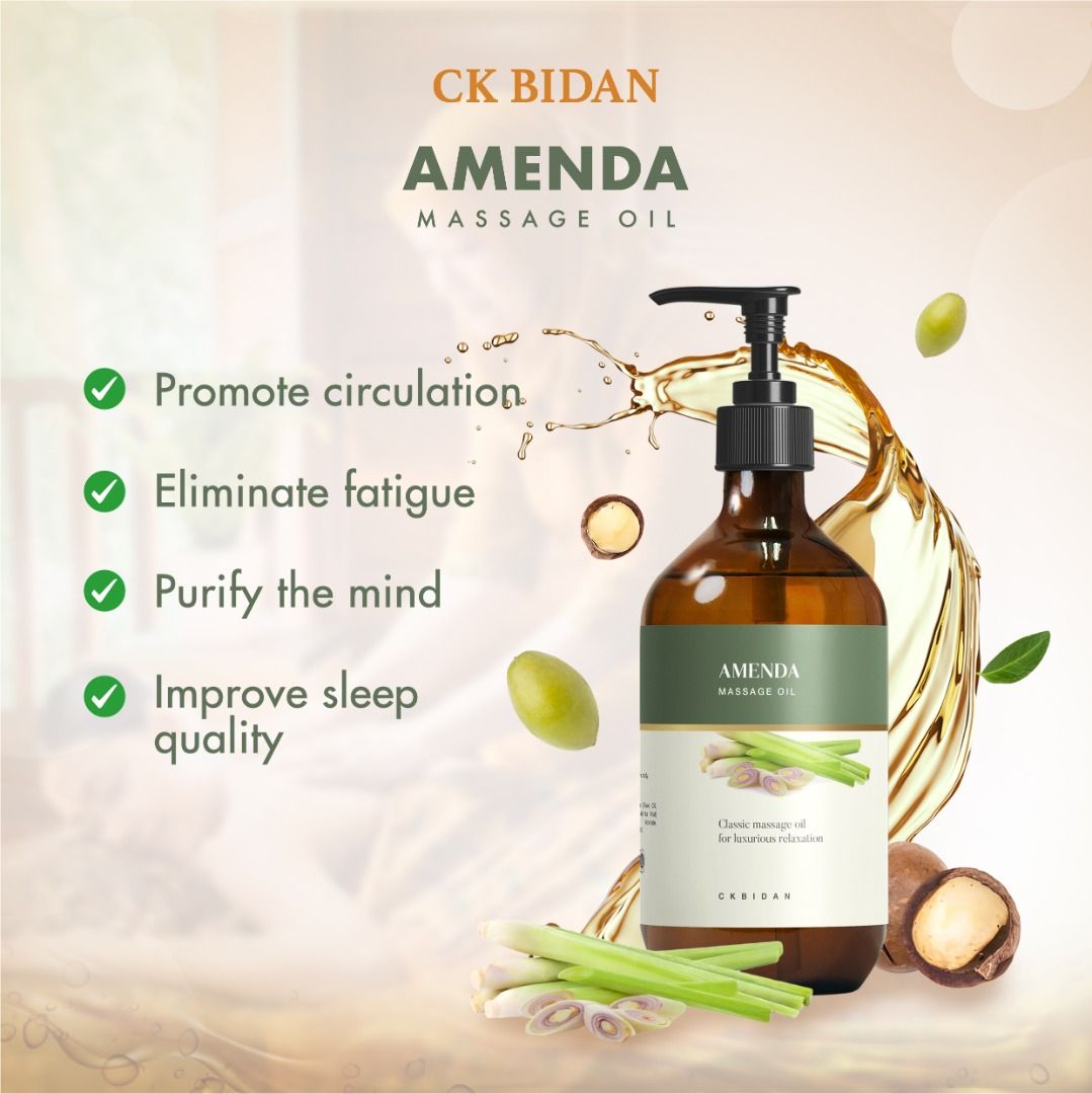 Amenda Massage Oil 250ml_0