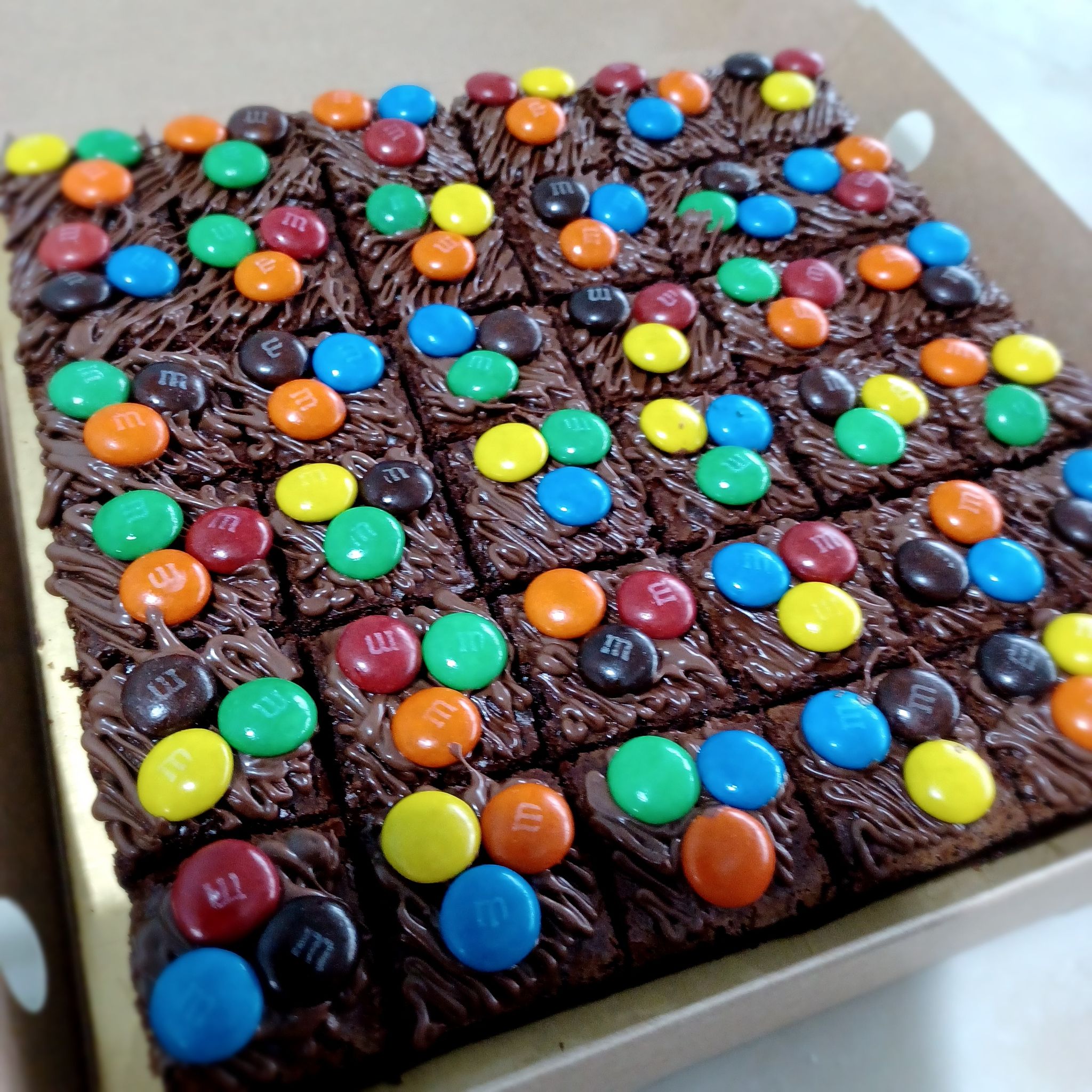 Nutella M&M Brownies _0