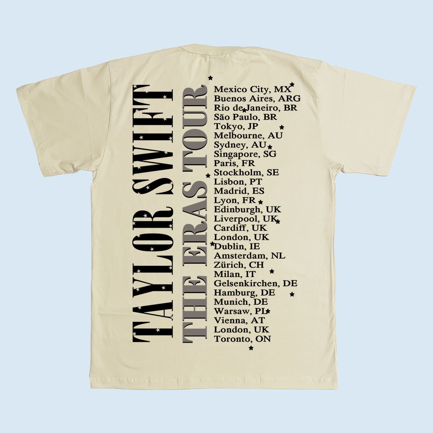 Taylor Swift The Eras Tour Reputation Album T-Shirt_1