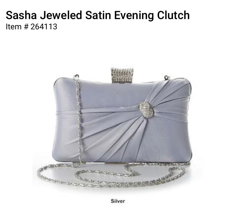 Sasha Jeweled Satin Evening Clutch_0