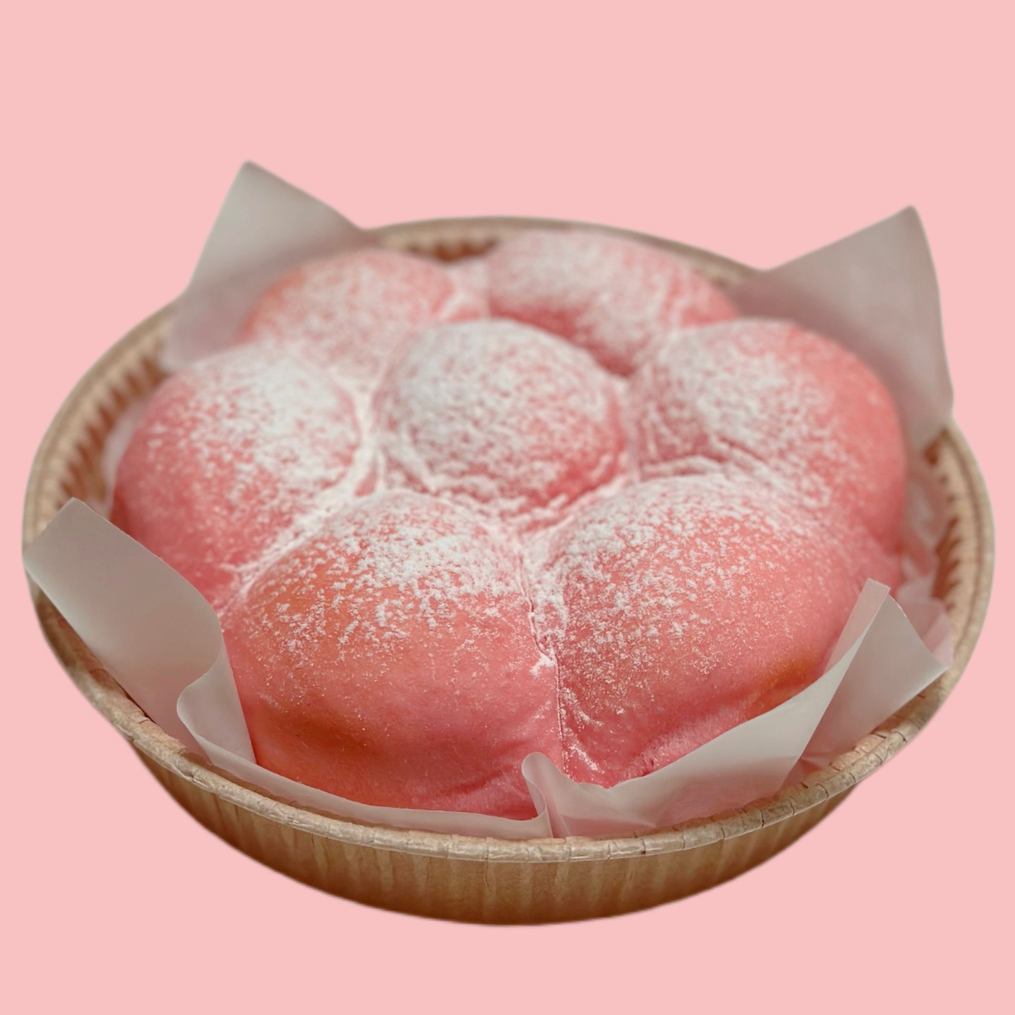 Strawberry White Chocolate Mochi Cloud Buns_0