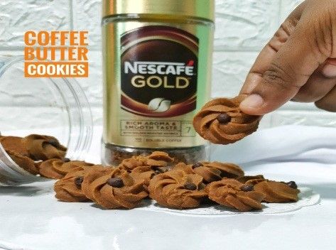 Eggless Coffee Butter Cookies_0