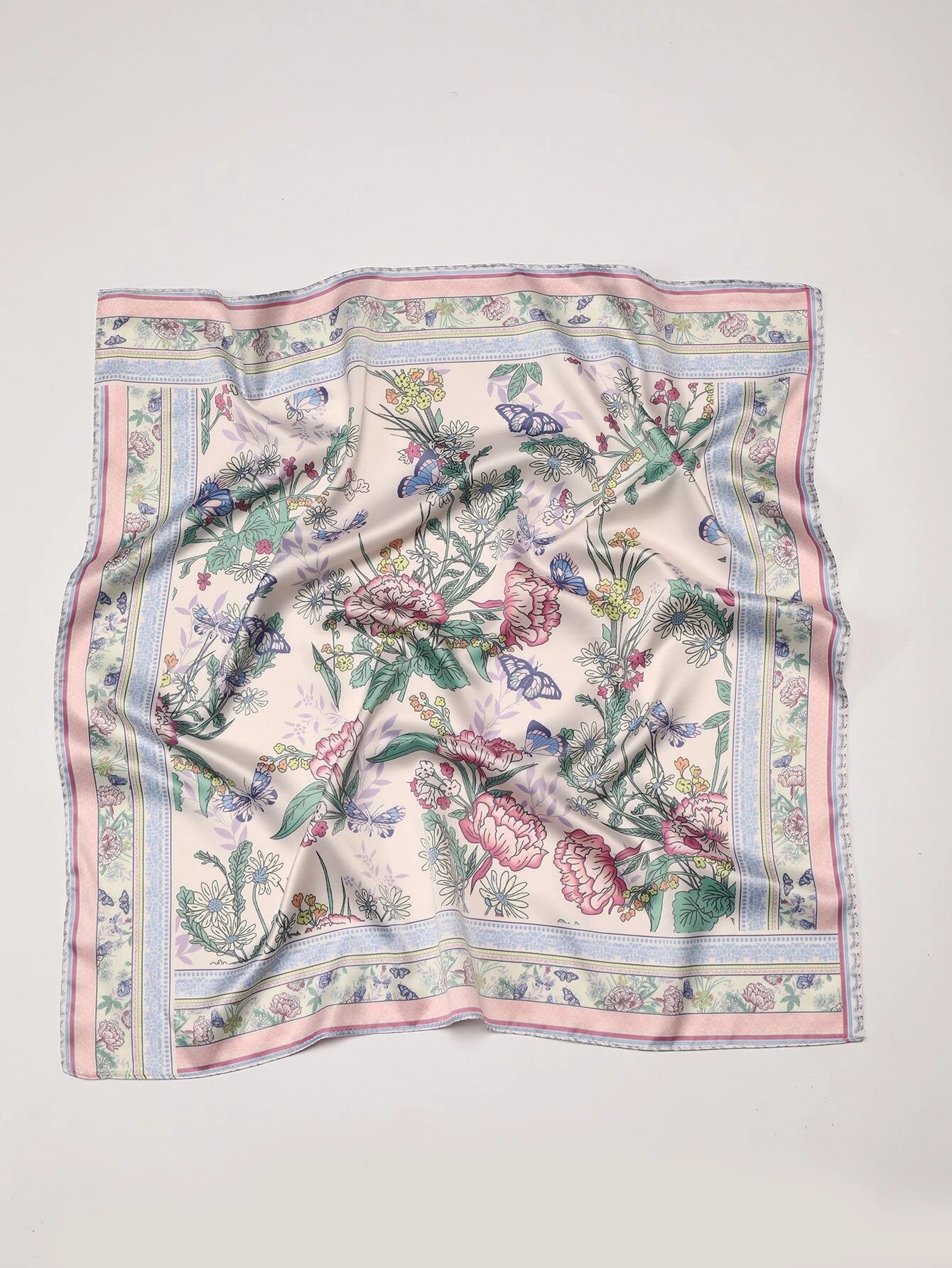 Butterfly & Floral Bandana_5