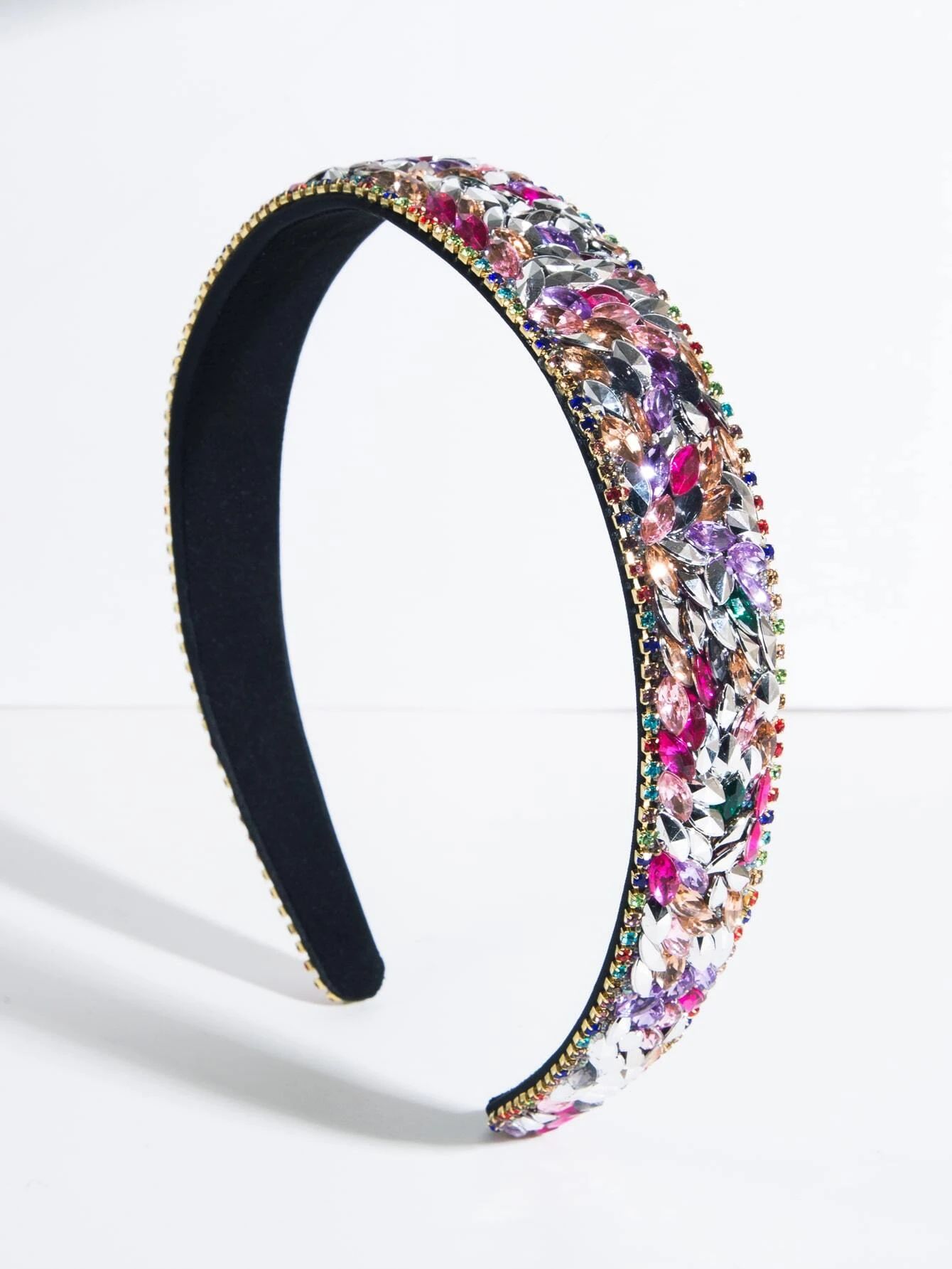 Rhinestone Design Wide Headband_2