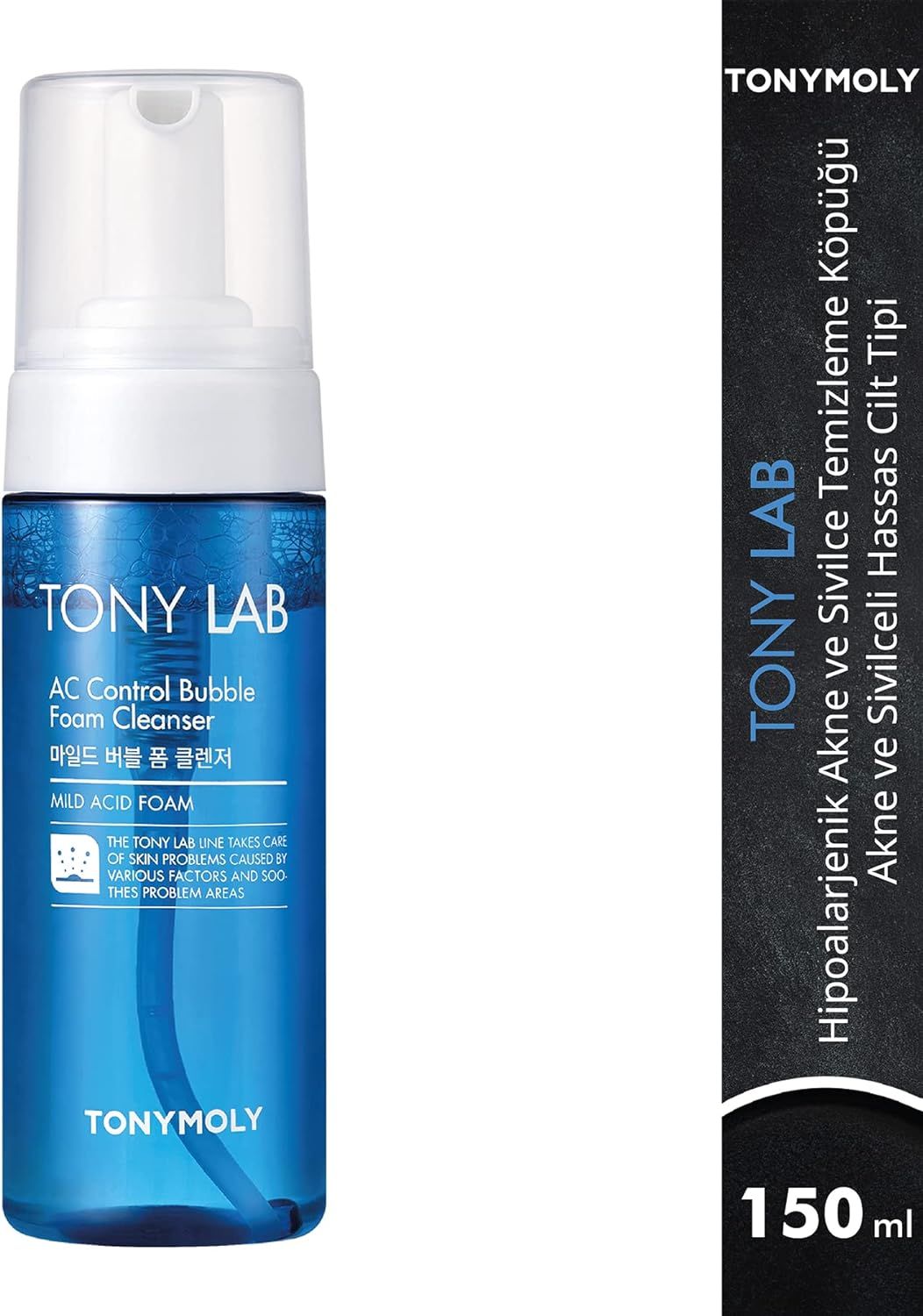 Tonymoly AC Control Pufak ko'pikli tozalash vositasi, 5 fl oz_1