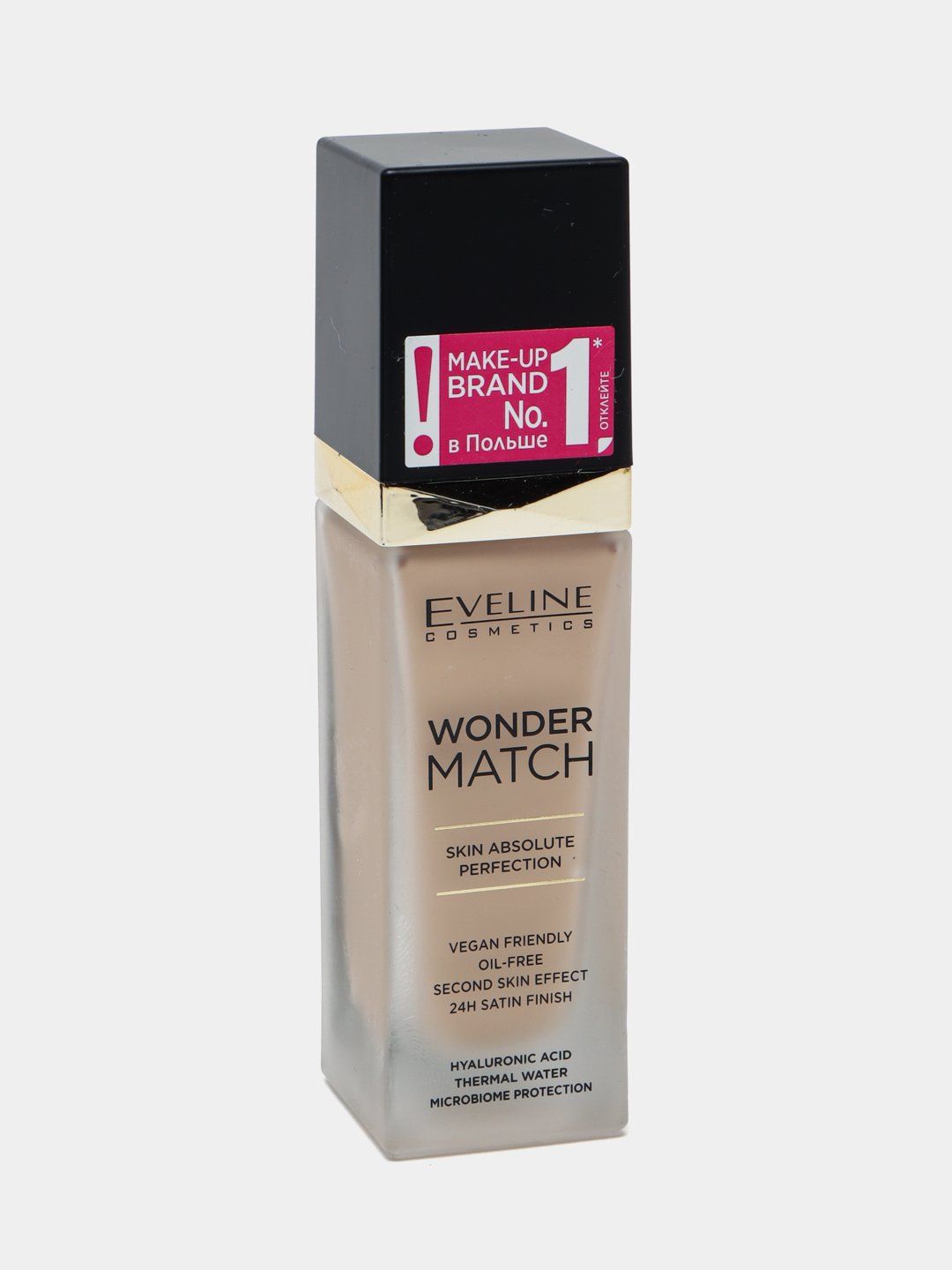 Tonal asos yuz uchun Eveline Wonder Match, ton 25 Light Beige, 30 ml_2