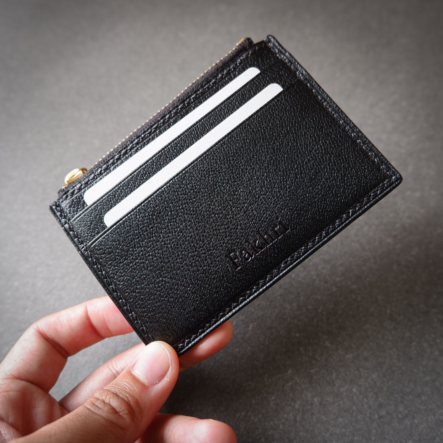 Dainty Zip Card Holder - 12 colors_0