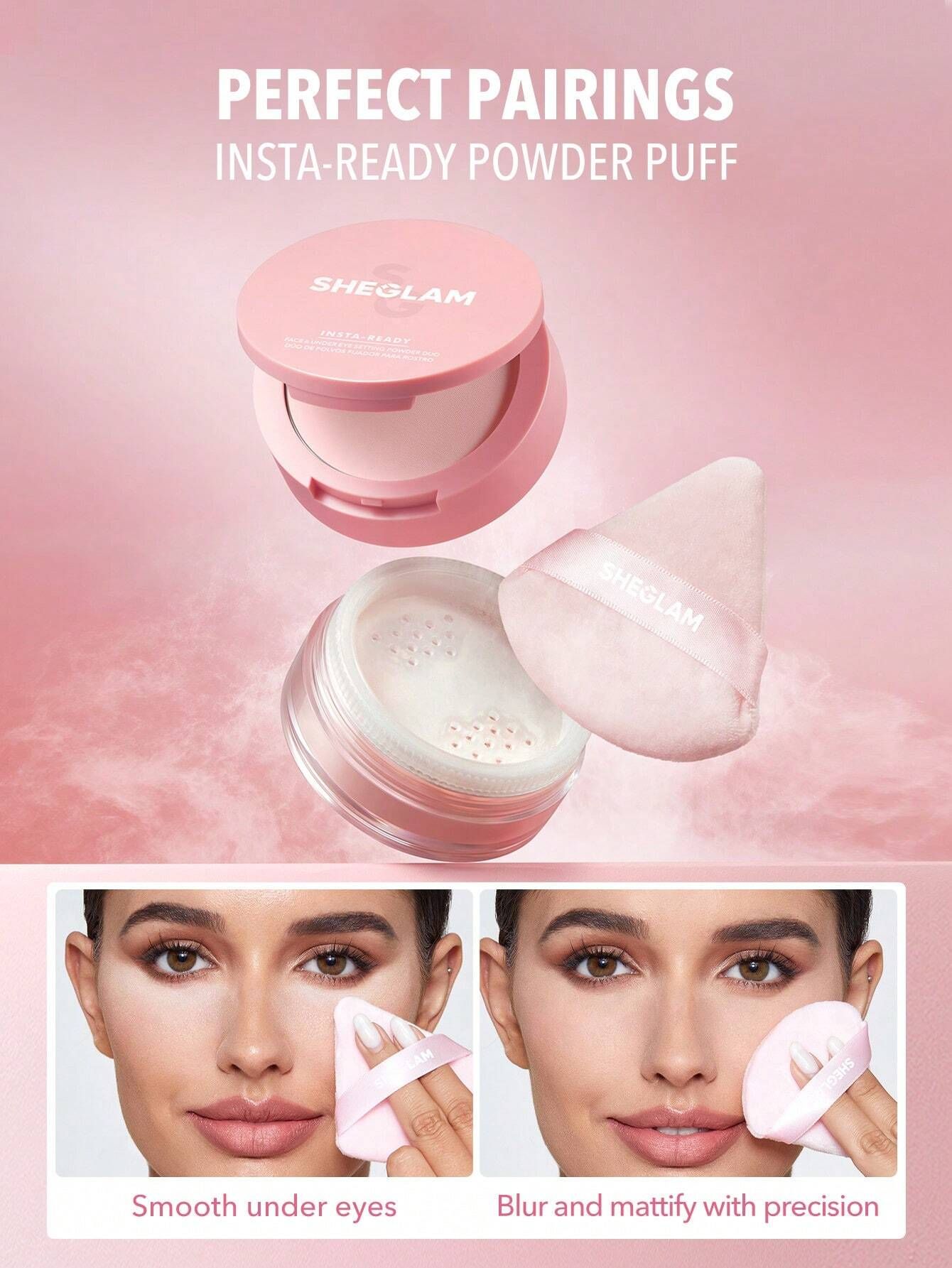 SHEGLAM Insta-Ready Powder Puff - 3pcs_5