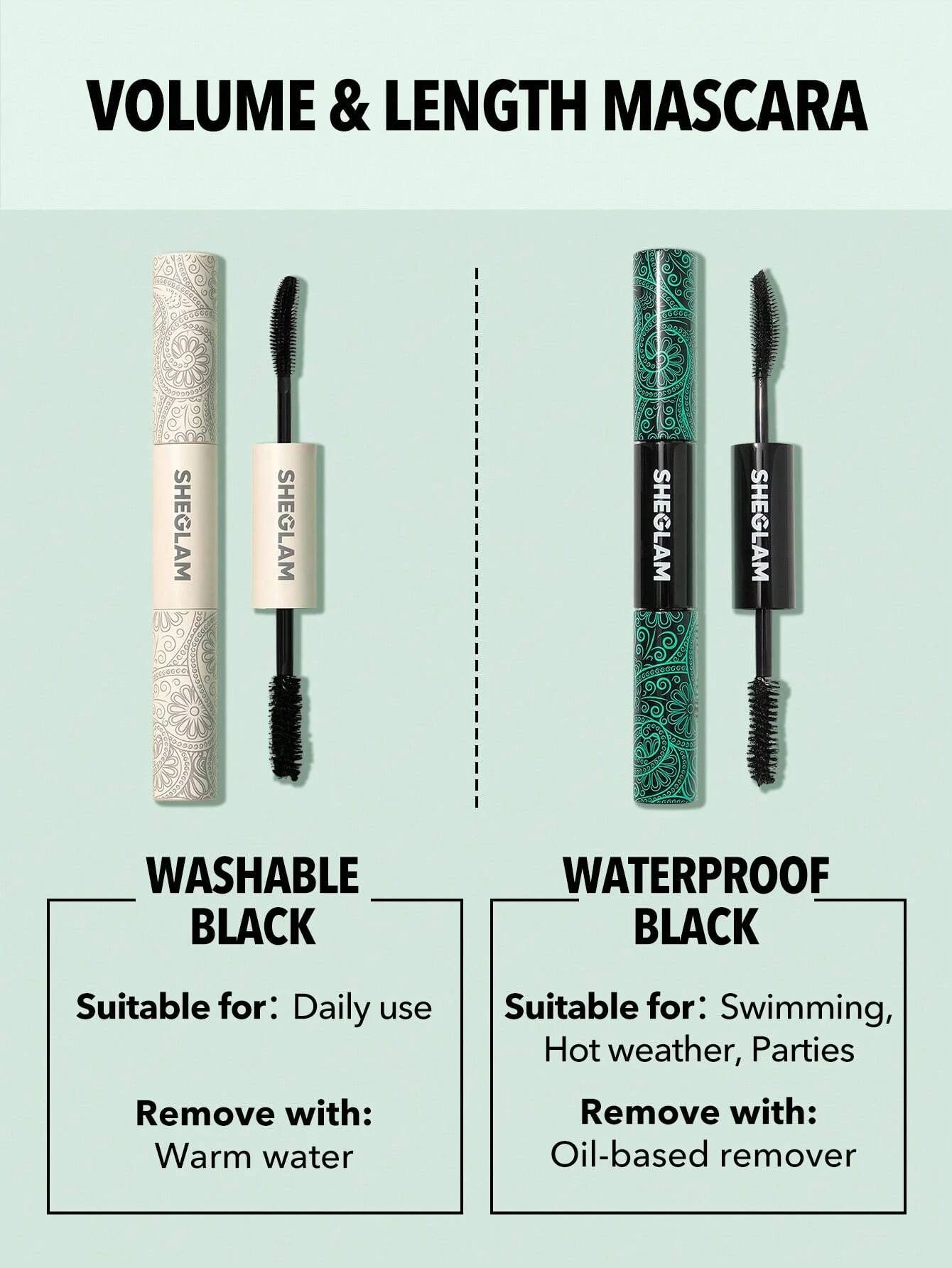 SHEGLAM All-In-One Volume & Length Mascara 2 In 1 - Waterproof_7