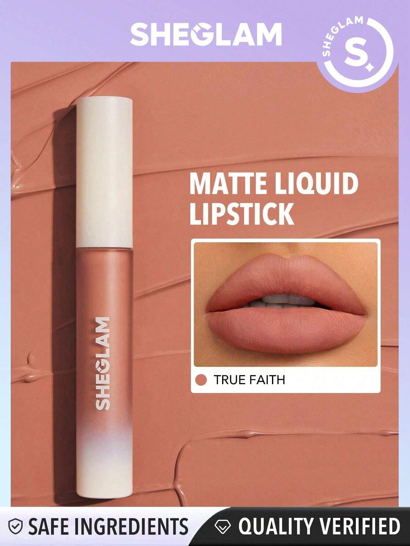 SHEGLAM Matte Allure Liquid Lipstick - True Faith_1