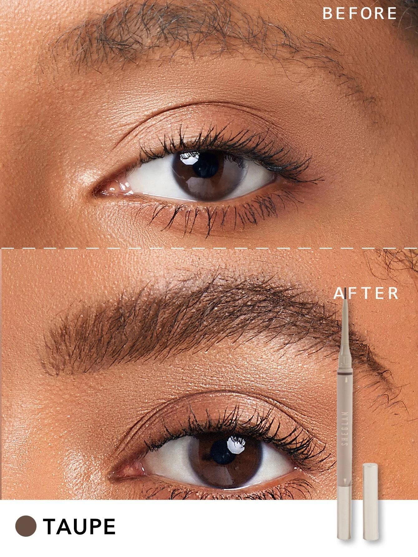 SHEGLAM Brows On Demand 2-In-1 Brow Pencil - Taupe_3