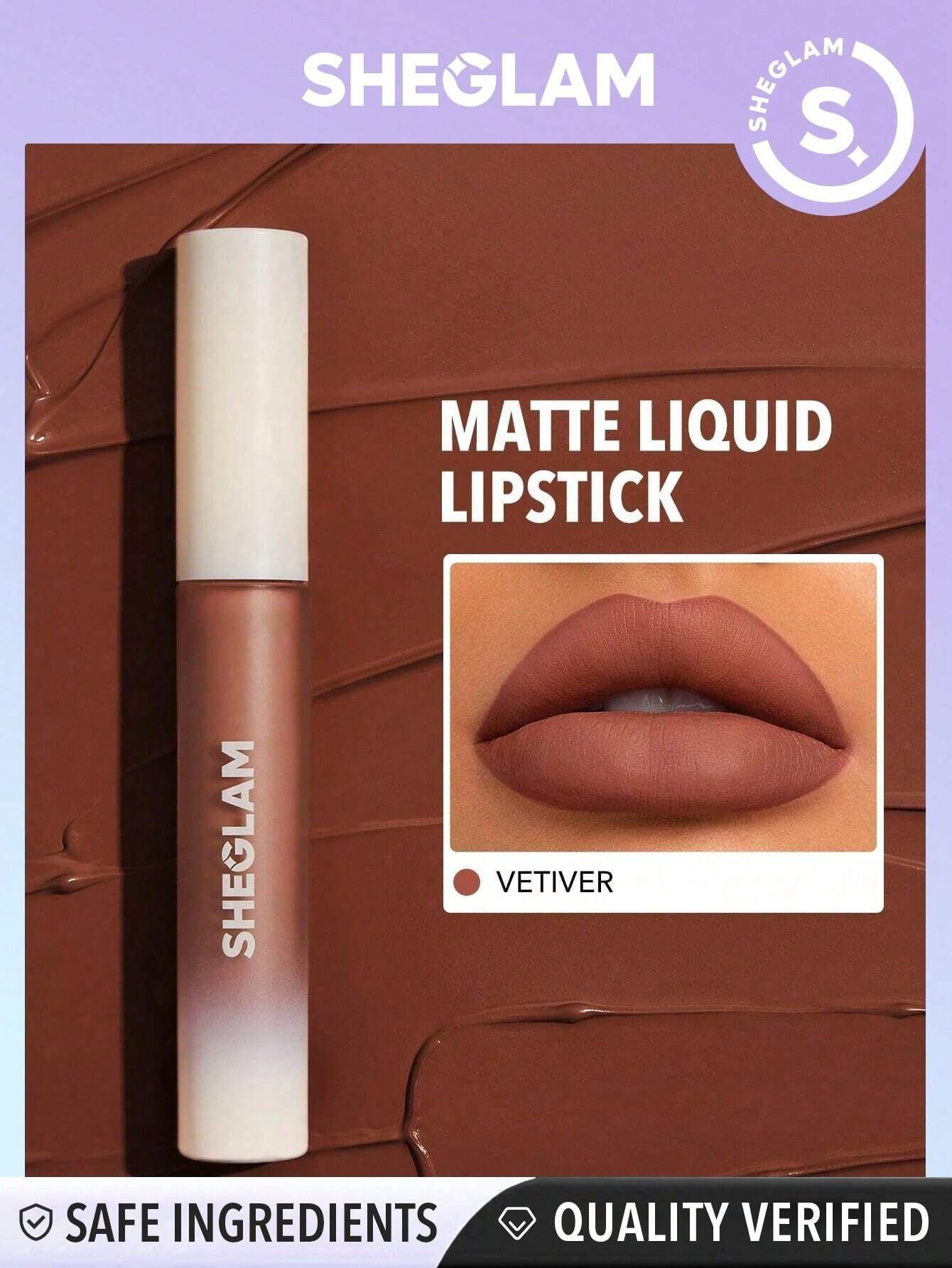 SHEGLAM Matte Allure Liquid Lipstick - Vetiver_1