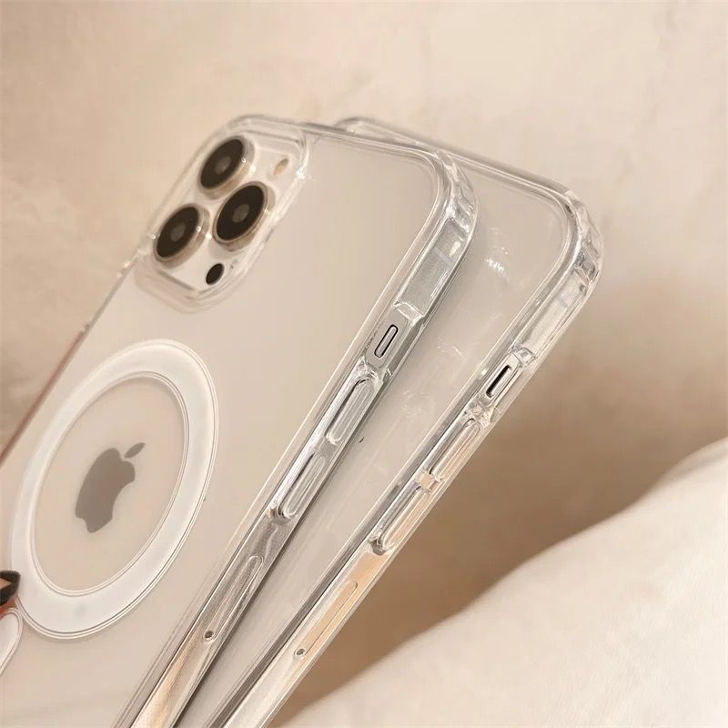 Clear Magsafe Magnetic Wireless Charging Case For iPhone _4