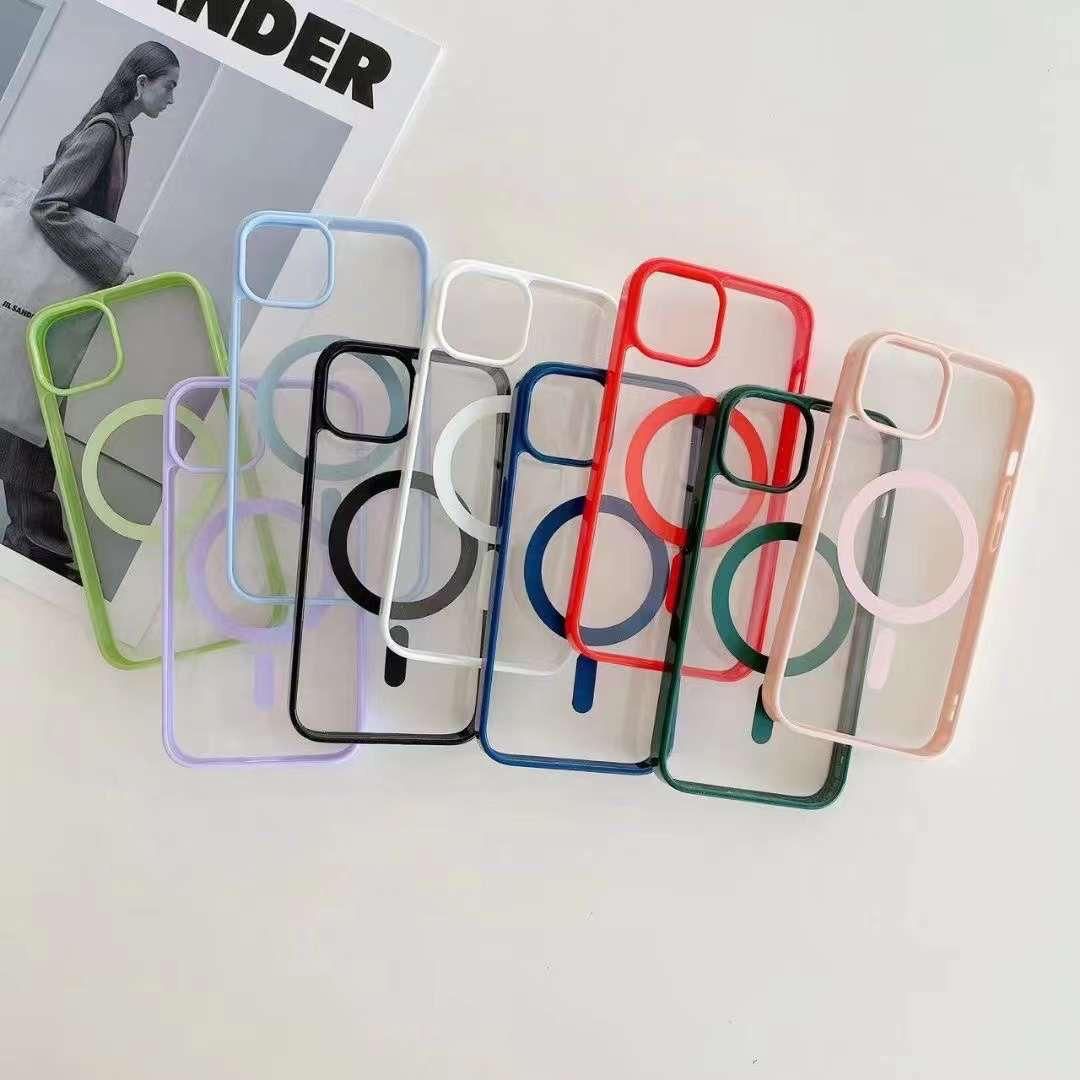 Transparent Magnetic Phone Case_4