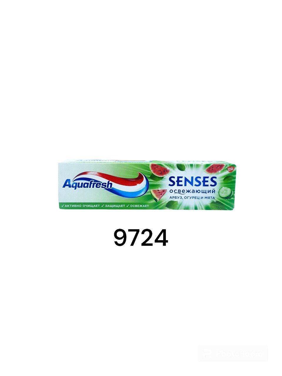 Тиш паста Aquafresh Senses Освежающий Арбуз Огурец и Мята 75ml_0