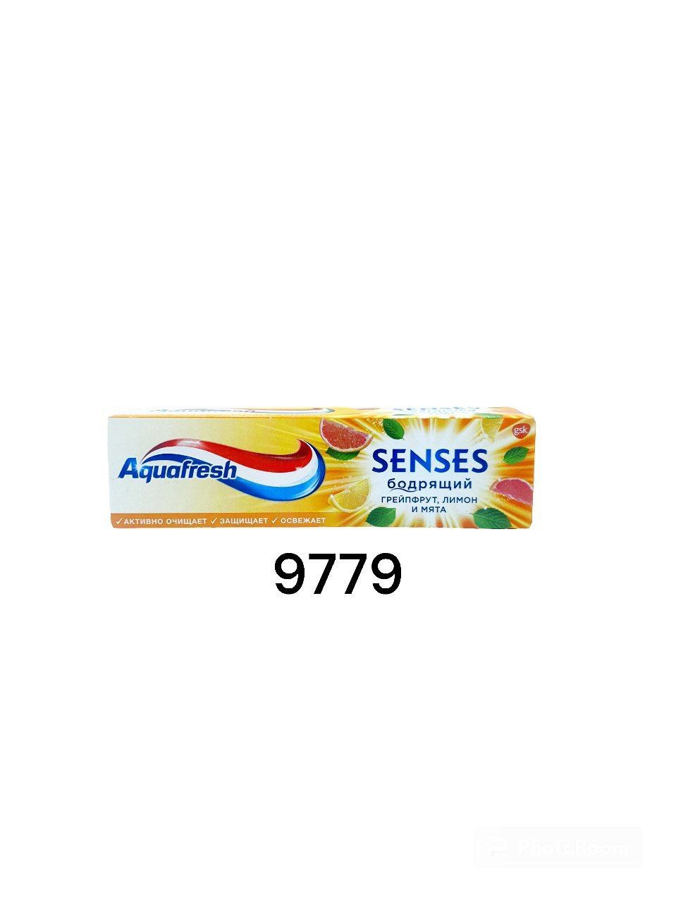 Тиш паста Aquafresh Senses Бодрящий Грейпфруит Лимон и Мята 75ml_0