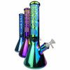 13.5" Electro Plated Munchie Tree Decal Beaker Pipe _0