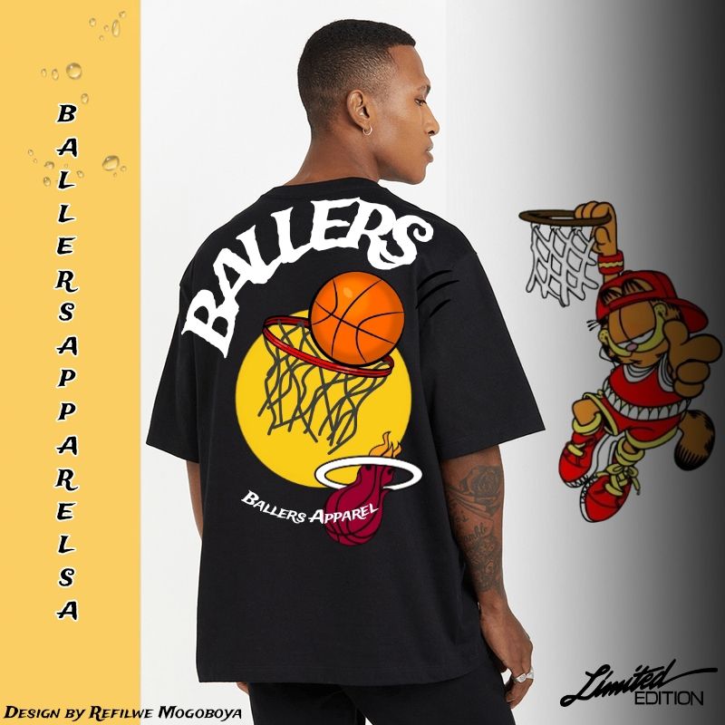 Ballers Apparel art Balling Design Black shirt _1