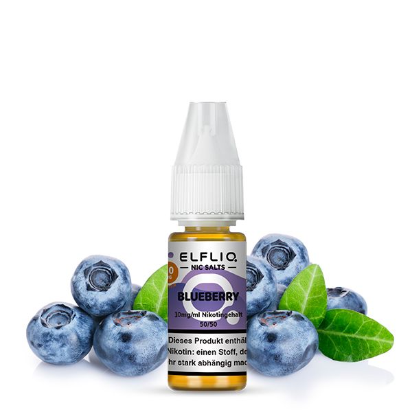 Elfbar Elfliq Nikotinsalz Liquid - Blueberry 10ml_0