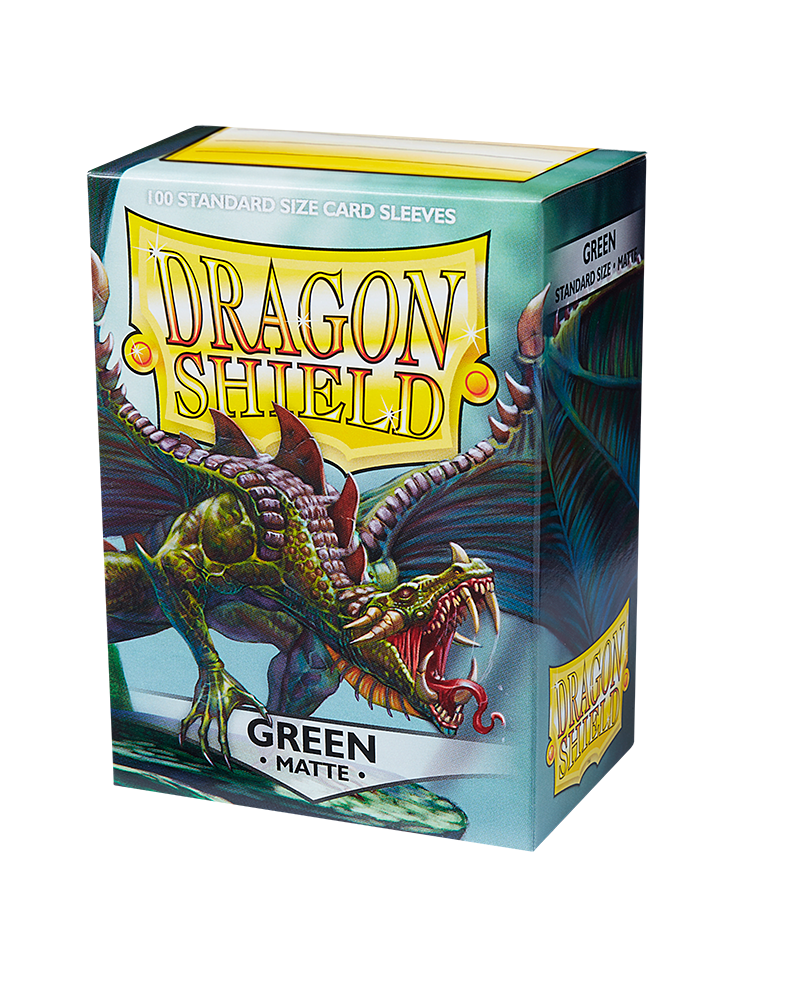 Dragon Shield Sleeve - Standard Size Matte 100 - GREEN_0