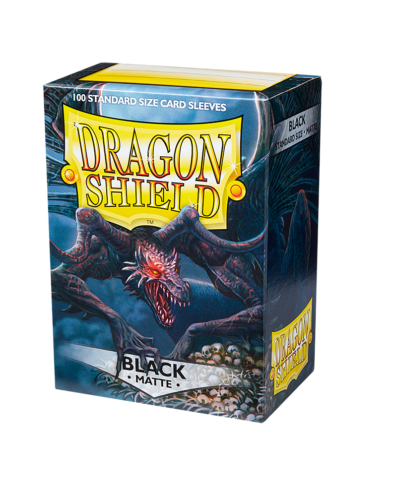 Dragon Shield Sleeve - Standard Size Matte 100 - BLACK_0