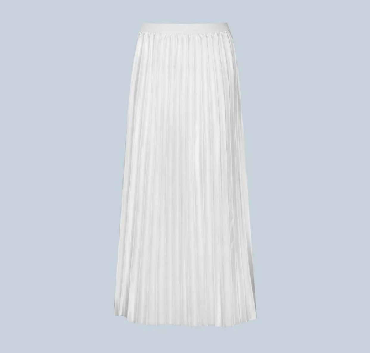 Woman chiffon skirt -mid length _0