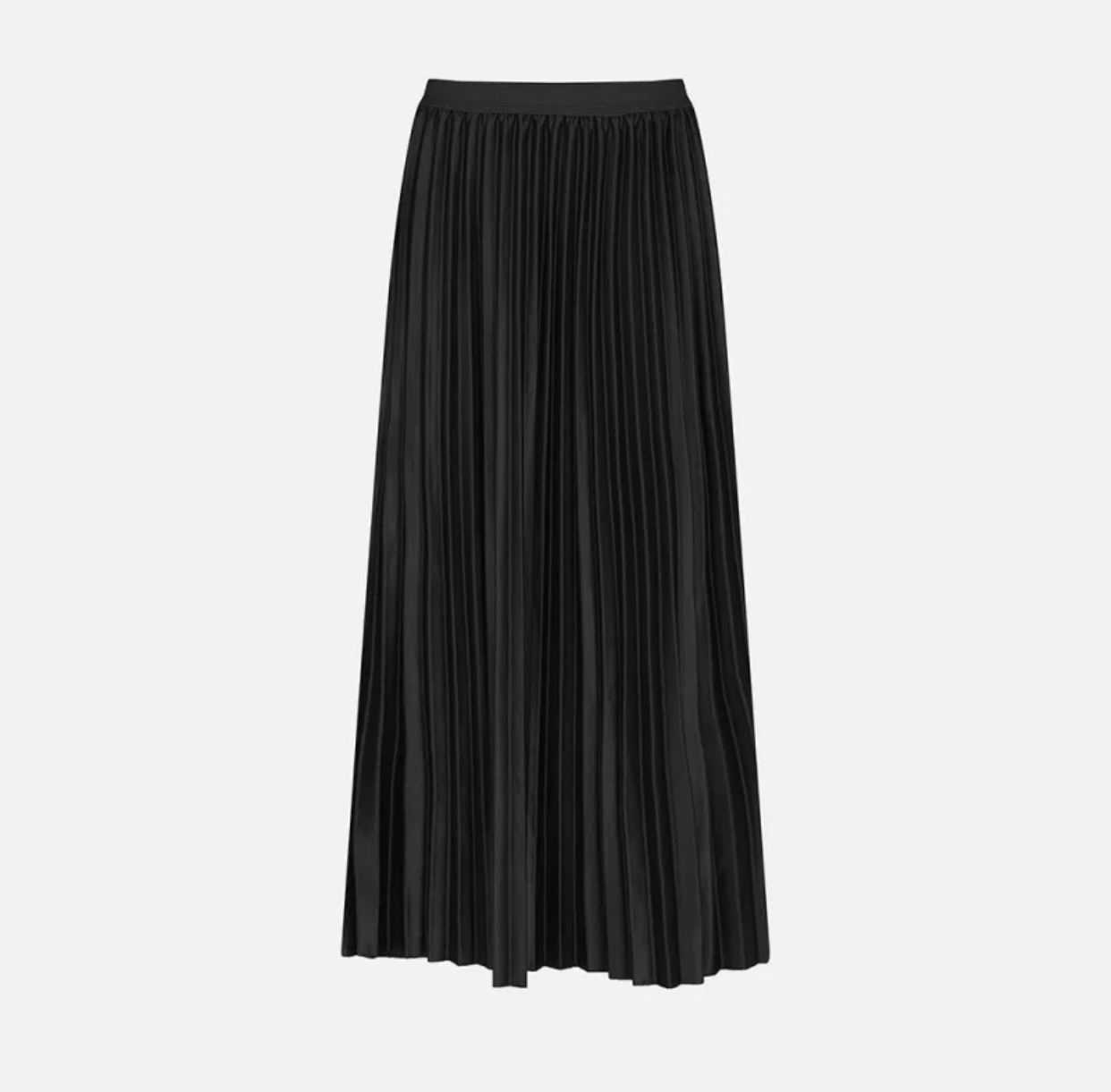 Woman chiffon skirt -mid length _3