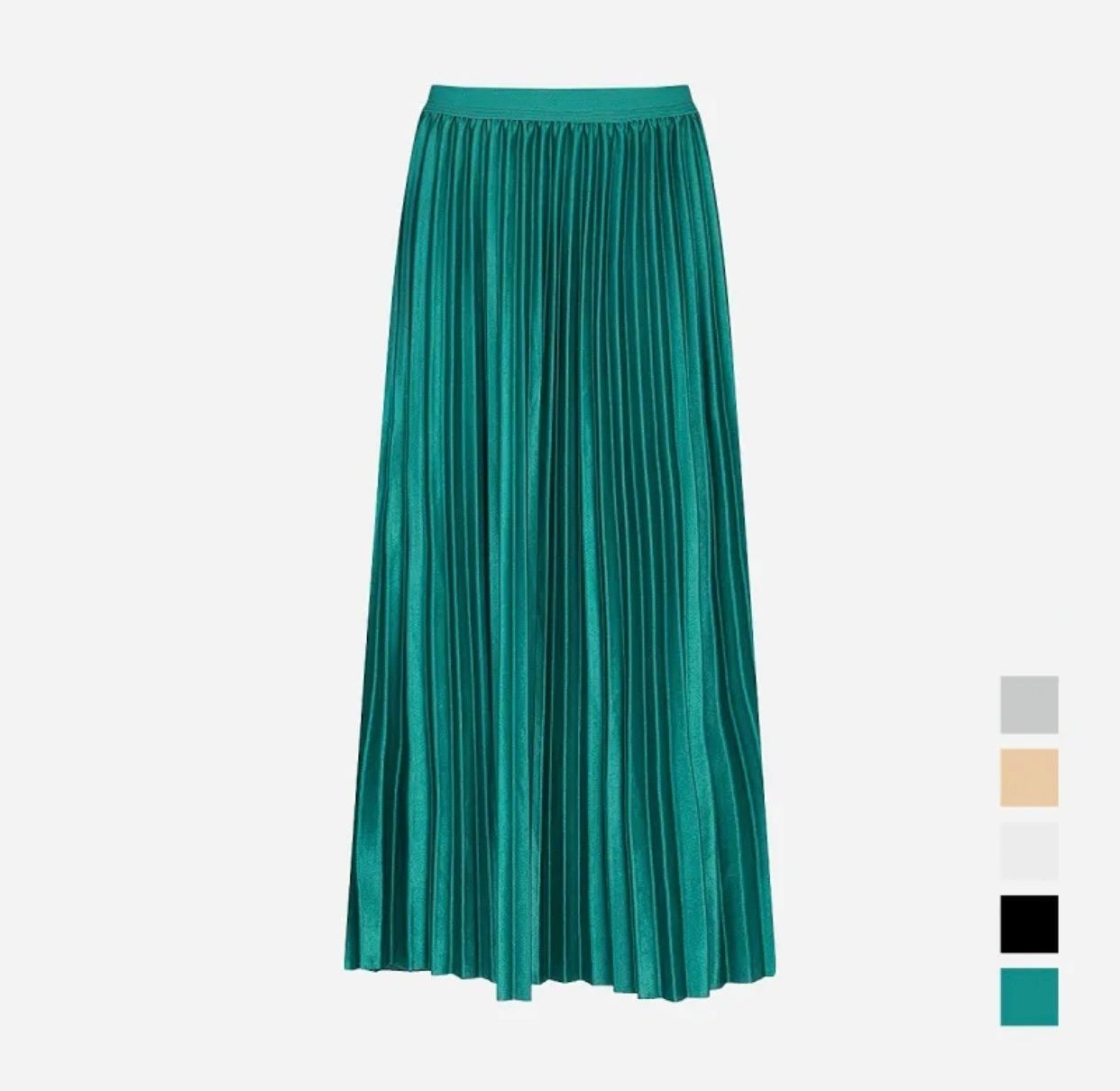 Woman chiffon skirt -mid length _2