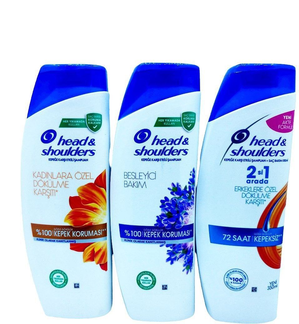 Head Shoulders Shampun Kadinlara Ozel Dokulme Qarsiti Turkiya 350ml_0